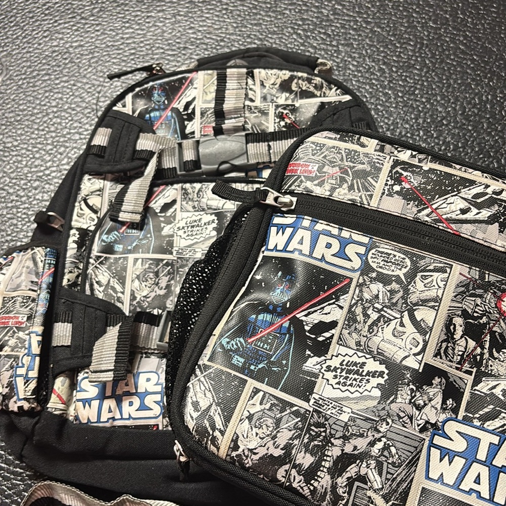 Backpack and lunchbox Star Wars bundle